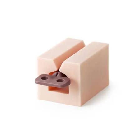 Pink Rolling Toothpaste Dispenser